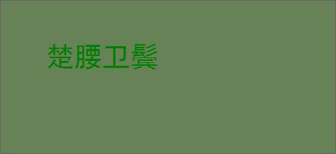 楚腰卫鬓