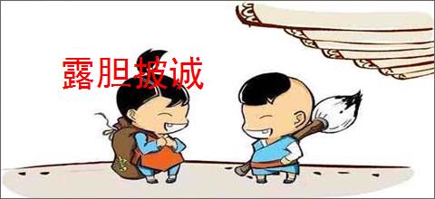 露胆披诚