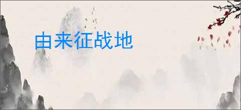 由来征战地
