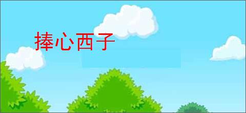 捧心西子