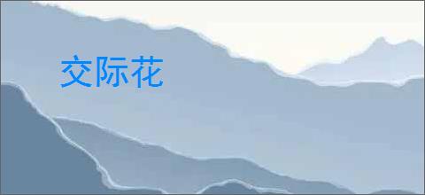 交际花