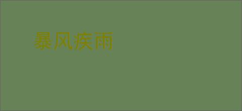 暴风疾雨