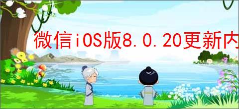 微信iOS版8.0.20更新内容是什么