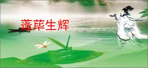 蓬荜生辉