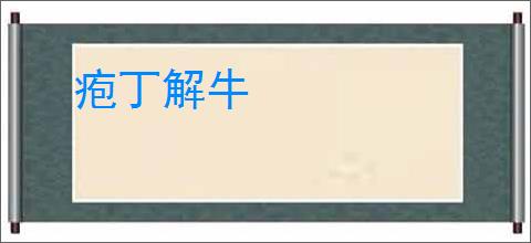 疱丁解牛