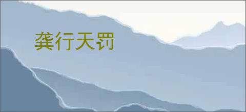 龚行天罚