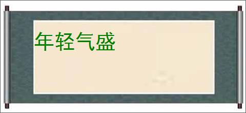 年轻气盛
