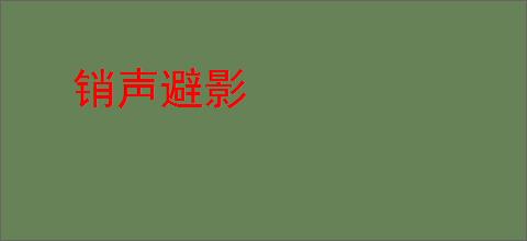 销声避影